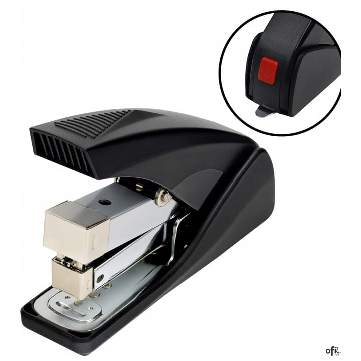 Zszywacz EAGLE S5180 safe force., czarny, 50 kartek 50k 110-1675 na zszywki 24/6, 26/6, 23/6, 23/8