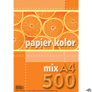 Papier xero A4 mix kolorów (500 arkuszy) KRESKA  231