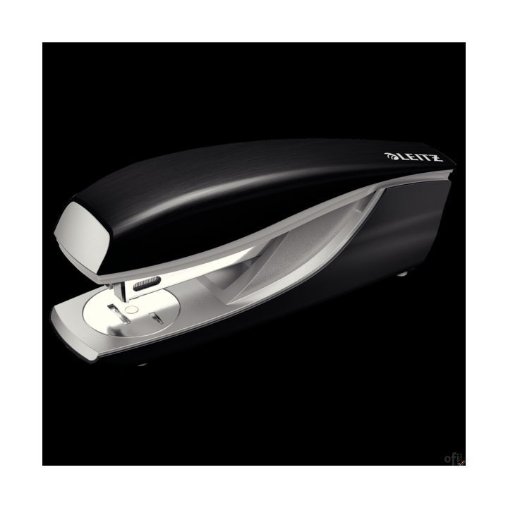 Zszywacz średni metalowy Leitz Style, czarny, 10 lat gwarancji, 30 kartek 55620094