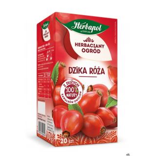 Herbata HERBAPOL HERBACIANY OGRÓD Dzika Róża 20t