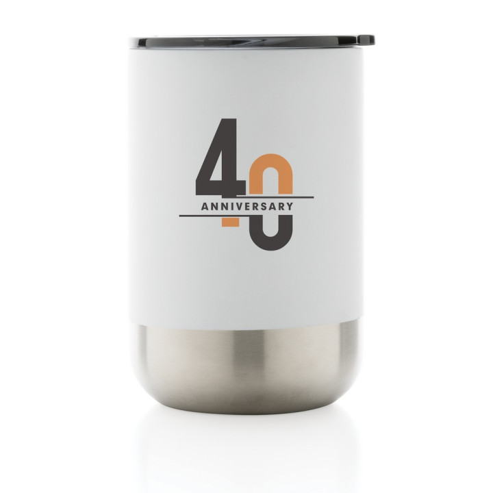 Kubek termiczny 360 ml, stal nierdzewna z recyklingu