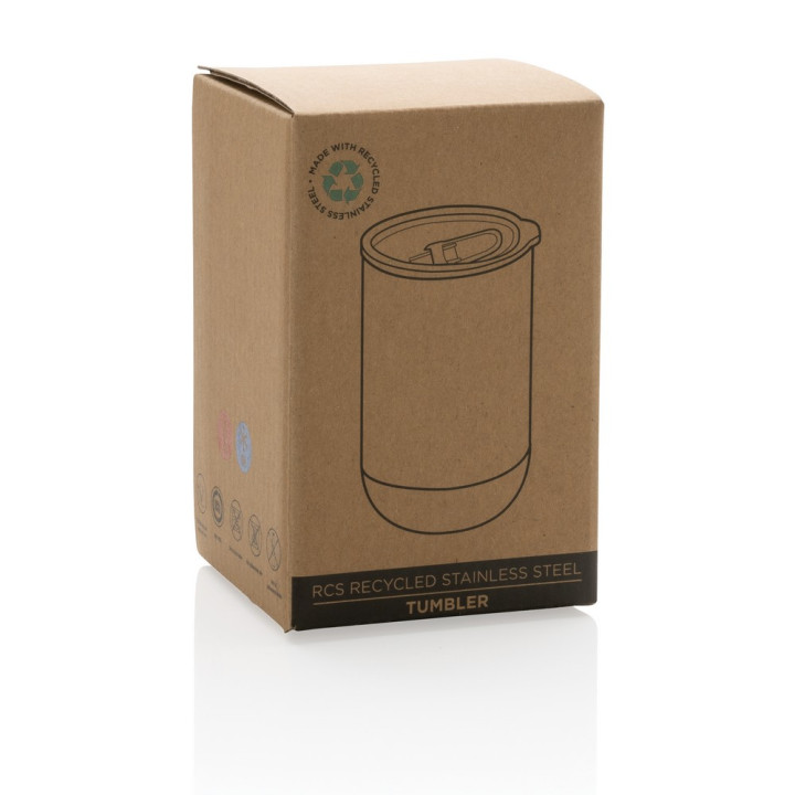 Kubek termiczny 360 ml, stal nierdzewna z recyklingu