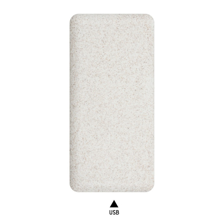 Power bank 8000 mAh ze słomy pszenicznej | Jenkins