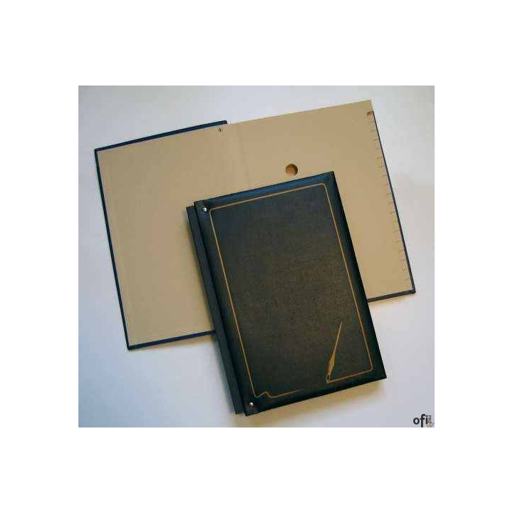 Teczka do podpisu 20k. harmonijka, gąbka, czarna   WARTA  1824-920-014