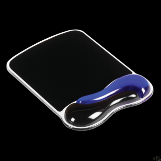 Podkładka KENSINGTON Crystal Mouse Pad- Wave niebiesko-czarna 62401