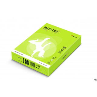 Papier xero MAESTRO COLOR A4 80g NEOGN neonowy odcień zielony