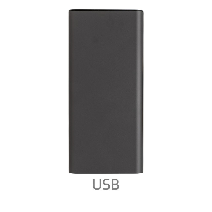 Power bank 20000 mAh Terra, aluminium z recyklingu