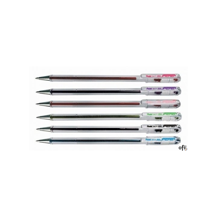 Długopis 0,7mm SUPERB zielony BK77-D PENTEL