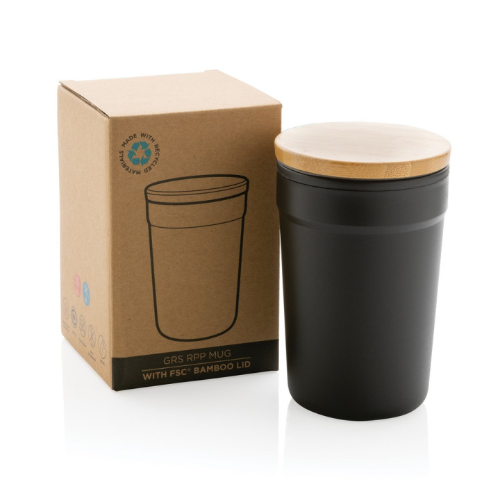 Kubek podróżny 300 ml z PP z recyklingu