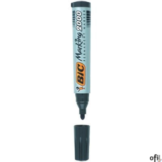 Marker permanentny BIC 2000 Ecolutions czarny okrągła końcówka, 8209153