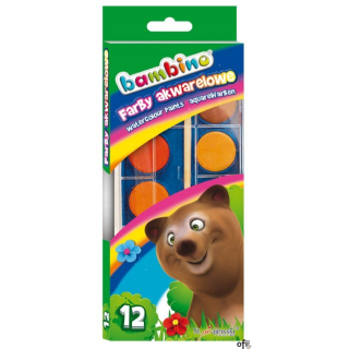 Farby akwarelki 12kol.STANDARD *1857 MAJEWSKI