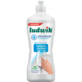 LUDWIK Płyn do mycia naczyń 900g hipoalergiczny 028300