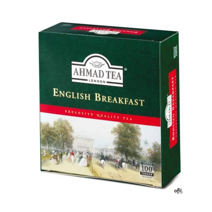 Herbata AHMAD ENGLISH BREAKFAST 100t*2g zawieszka