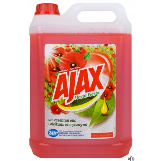 AJAX Płyn do czyszczenia uniwersalny 5l Czerwony Polne kwiaty 709383