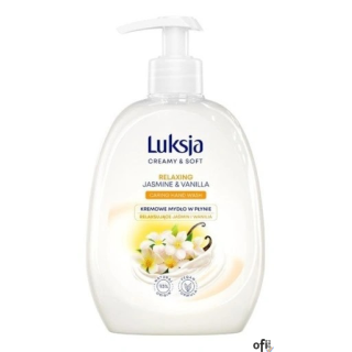 LUKSJA Mydło w płynie z dozownikiem 500 ml Jaśmin & Vanilia  8919