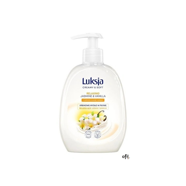 LUKSJA Mydło w płynie z dozownikiem 500 ml Jaśmin & Vanilia  8919