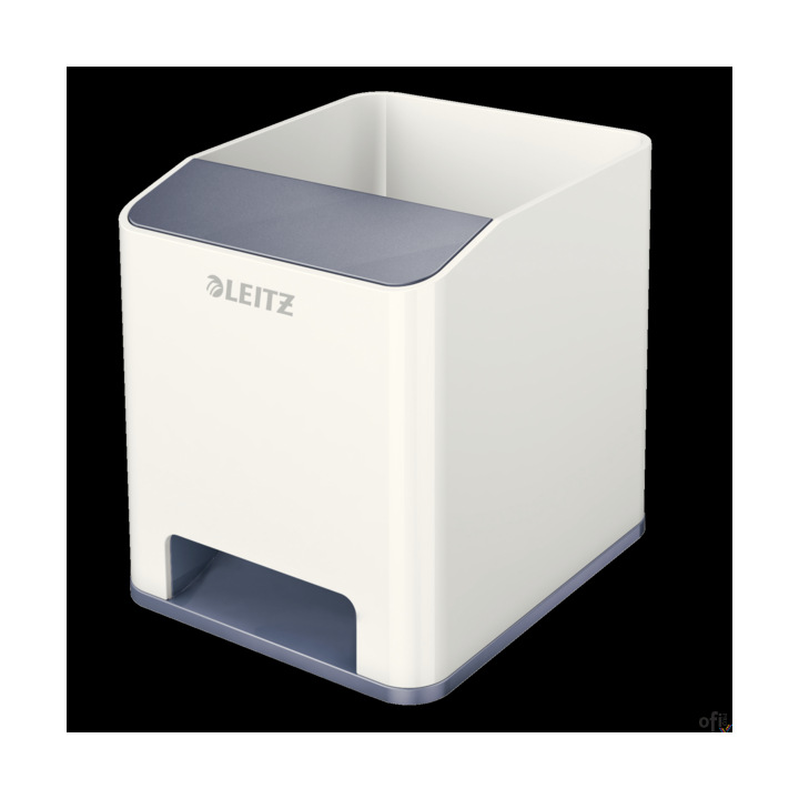 Kubek na długopisy LEITZ WOW biały ze wzmacniaczem dźwięku 53631001