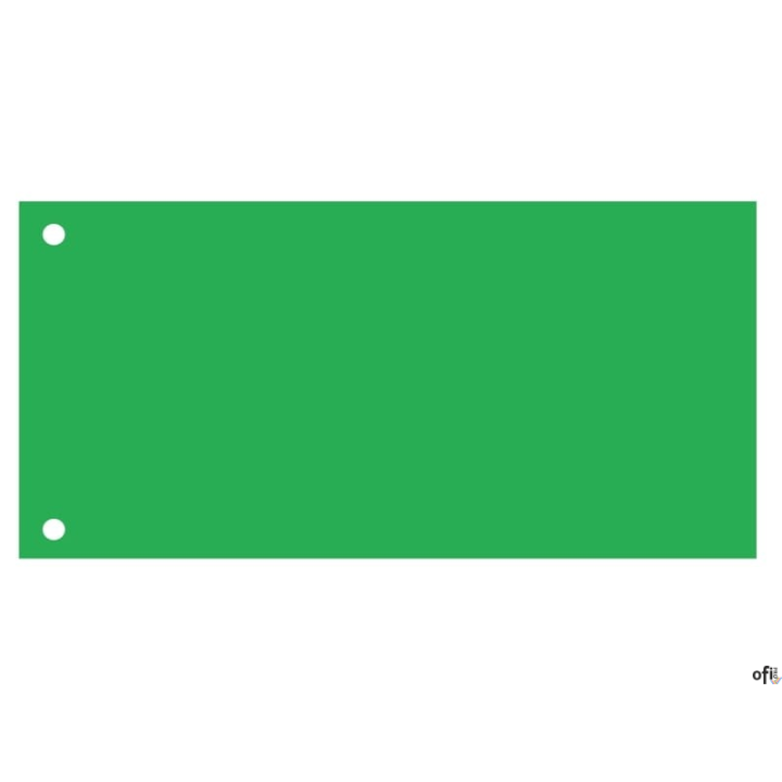 Przekładki kartonowe 1/3 A4 ARO zielone 100sztuk