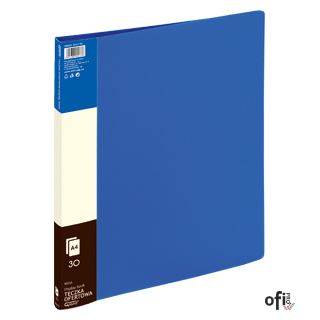 Teczka ofertowa 9003A, niebieski, 30 koszulek GRAND 120-1196