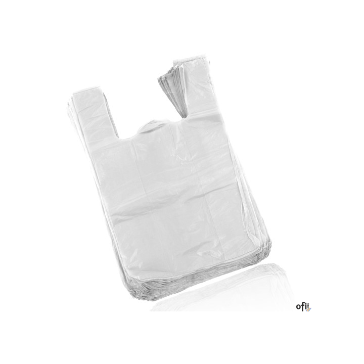 Reklamówki HDPE białe 28/7/50 (200) 130805