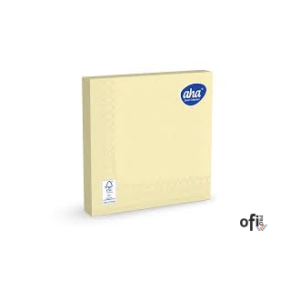 Serwetki AHA szampańskie 33x33cm, 20sztuk, pastel