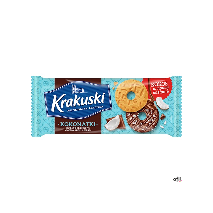 Ciastka BAHLSEN KRAKUSKI KOKONATKI 174g