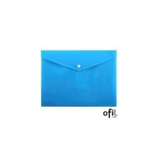 Teczka A4 kopertowa na zatrzask niebieska PP-113 TT7593 Penmate