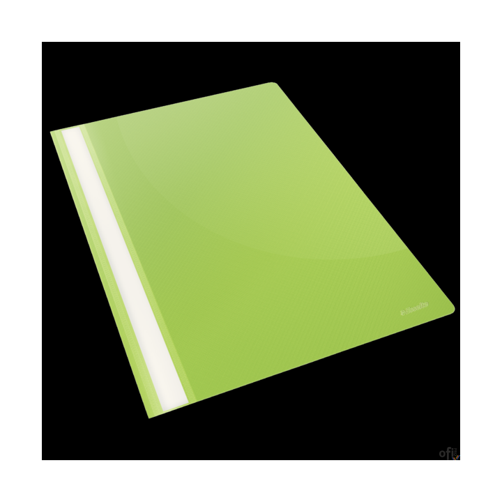 Skoroszyt miękki z wąsami A4 zielony ESSELTE VIVIDA 25szt 28317