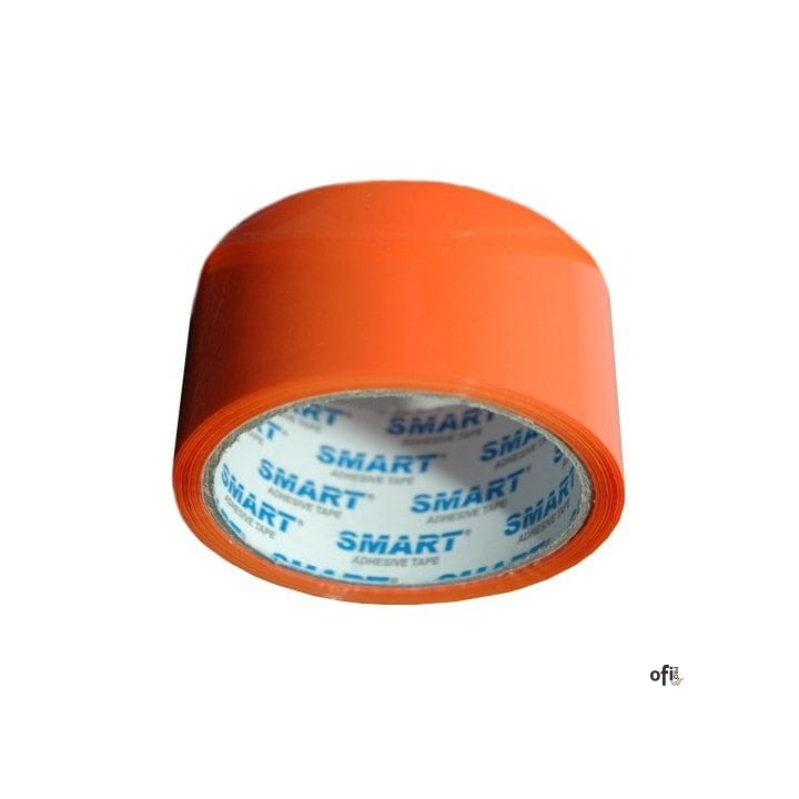 Taśma pakowa z klejem akrylowym PP 48x50m pomarańczowa 150.551 SMART