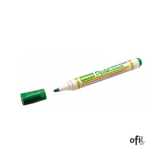 Ekonomiczny marker do białych tablic zielony MW85-D PENTEL suchościeralny