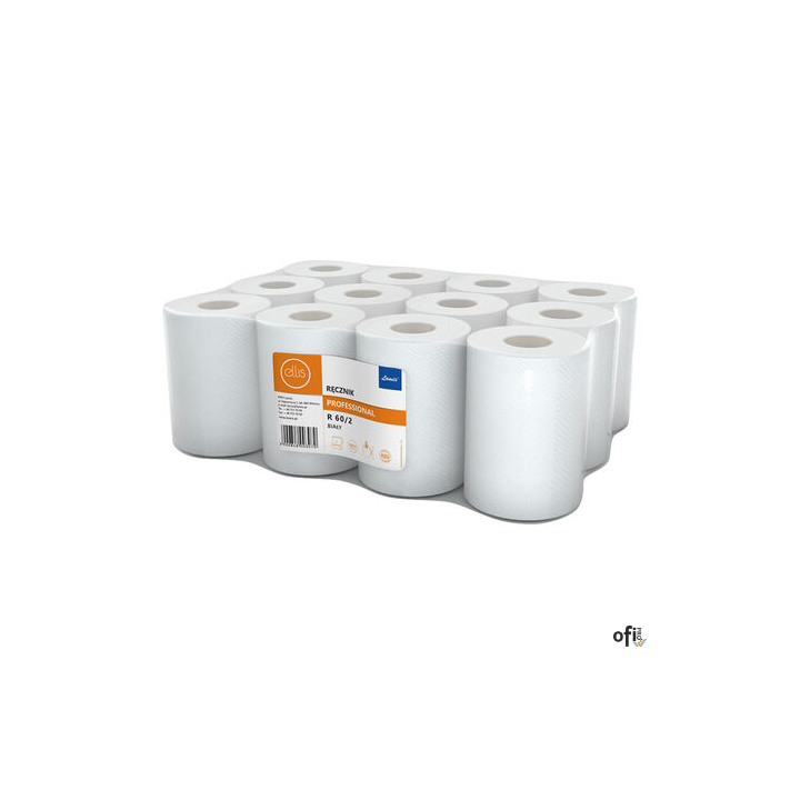 Papier toaletowy PROFESSIONAL 36/3 36m 3warstwy biały (24 rolki) celuloza ELLIS 6330