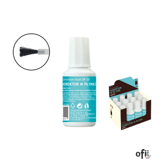 Korektor w płynie GR-20, pędzelek, 20 ml GRAND 160-1266