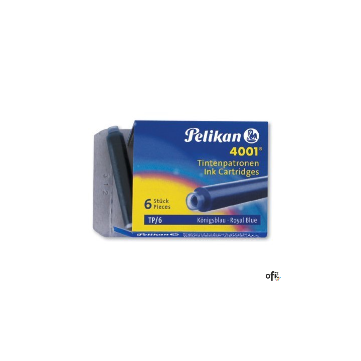 Naboje do piór, krótkie czarne 100401546 PELIKAN