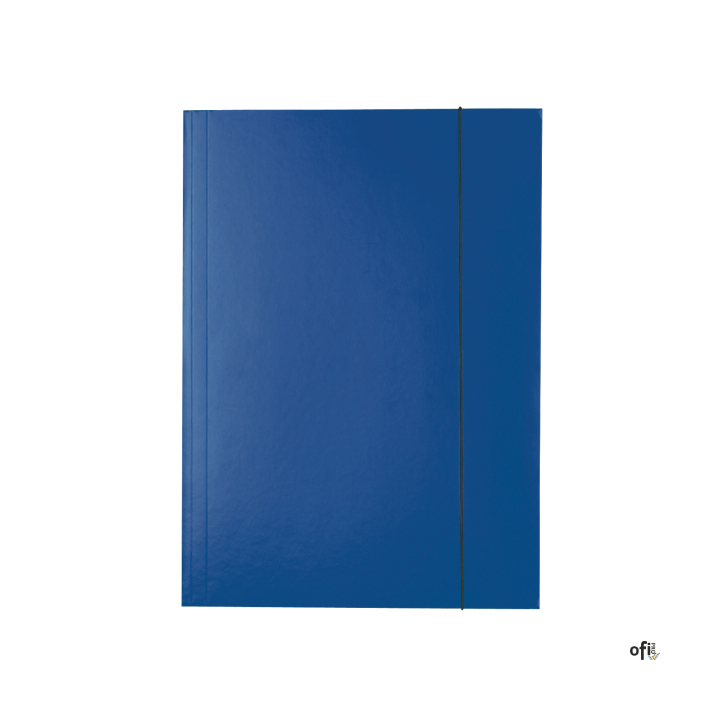 Teczka lakierowana z gumką A4 granatowa ESSELTE 13434