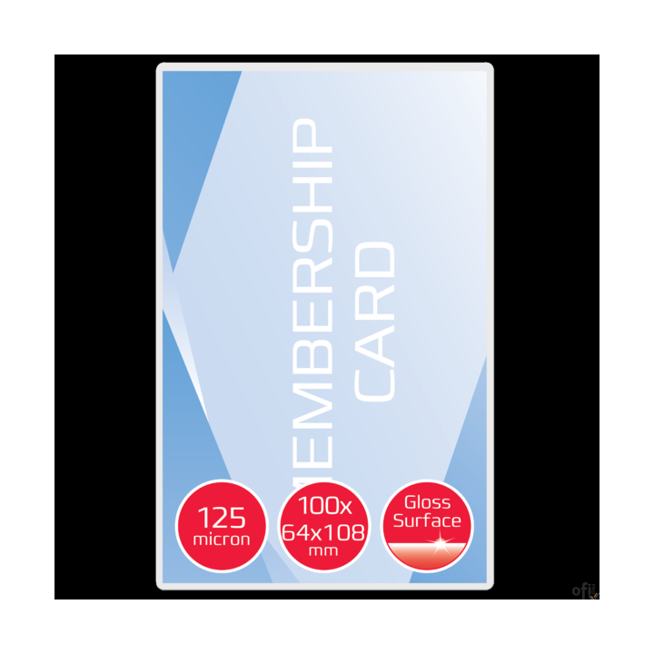 Folie do laminacji oznaczeń bagażu GBC, 125 mic. , 100 szt. 3740433 (X)