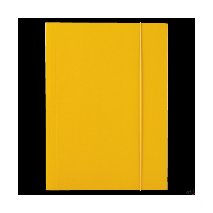 Teczka lakierowana z gumką A4 żółty ESSELTE 13438