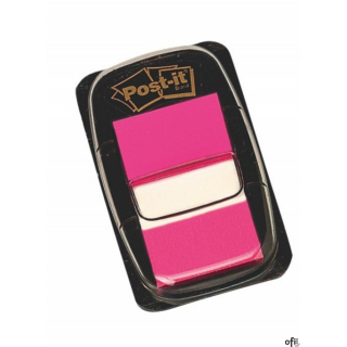 Zakładki indeksujące POST-IT 25x43,2mm neon różowe 680-21 50sztuk, 3M-70071392743