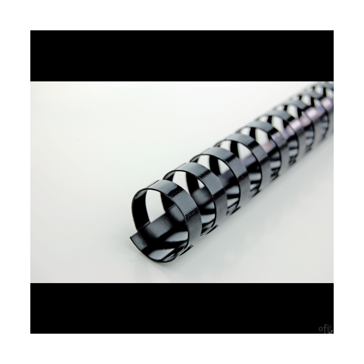 Grzbiety do bindowania plastikowe GBC Combs, A4, 12 mm, czarne , 100 szt. 4028177