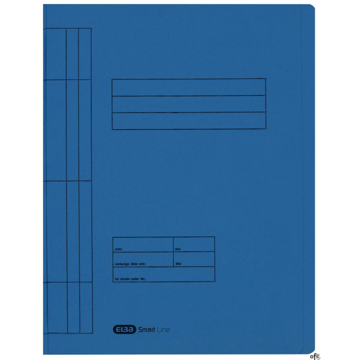 Skoroszyt kartonowy ELBA A4, niebieski, 100090773