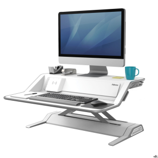Stanowisko do pracy Sit-Stand Lotus DX - białe 8081101 FELLOWES SALE