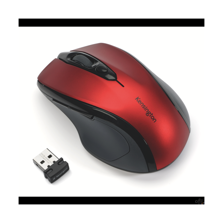 Mysz bezprzewodowa KENSINGTON Pro Fit czerwona K72422WW