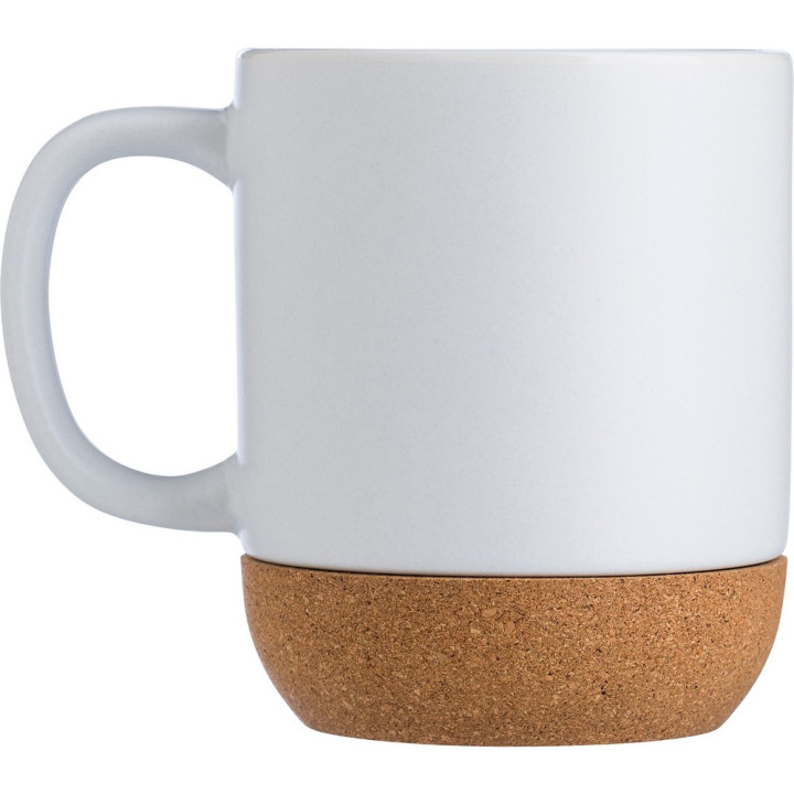 Kubek ceramiczny 300 ml z korkowym elementem