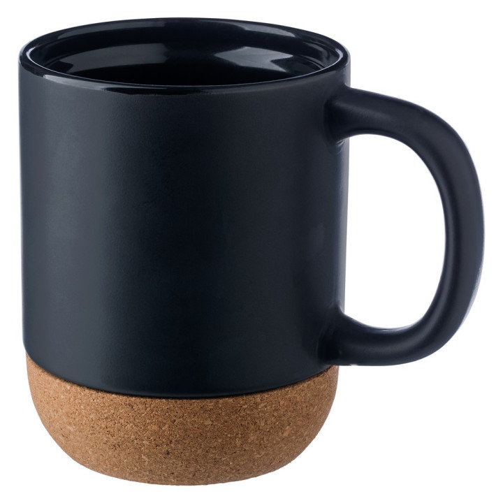 Kubek ceramiczny 300 ml z korkowym elementem