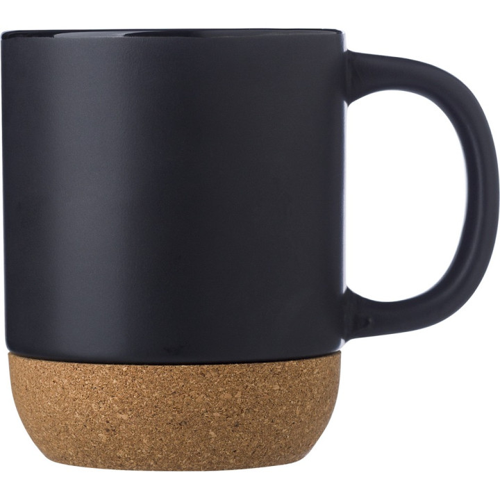Kubek ceramiczny 300 ml z korkowym elementem