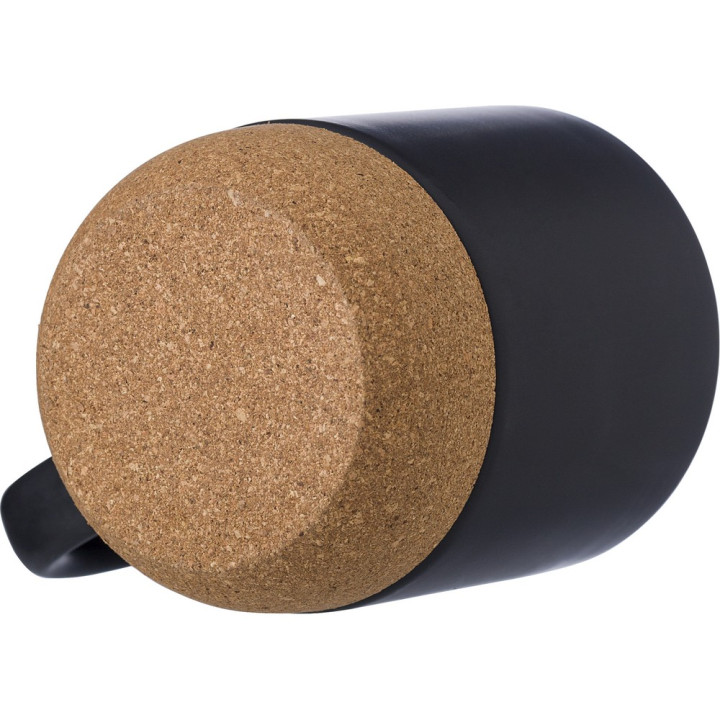 Kubek ceramiczny 300 ml z korkowym elementem