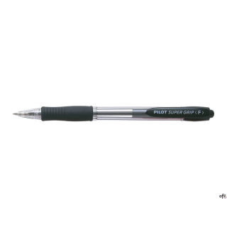 Długopis olejowy automatyczny PILOT SUPER GRIP czarny PIBPGP-10R-B