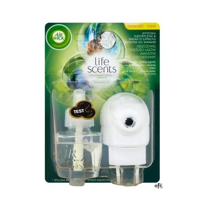 AIR WICK odświeżacz Elektryczny Deszczowa Świeżość Lasów Amazonii komplet 19 ml 05499