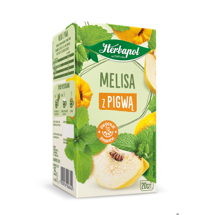 Herbata HERBAPOL ZIELNIK POLSKI Melisa z Pigwą (20 torebek)