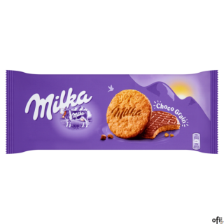 Ciastka MILKA CHOCO GRAIN z płatkami owsianymi oblane czekoladą 126g