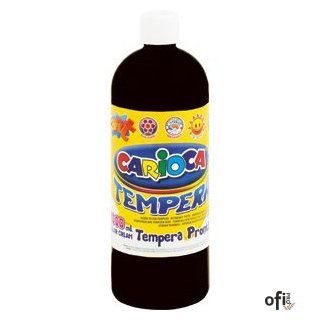 Farba tempera 1000 ml, czarny CARIOCA 170-1443/170-2642